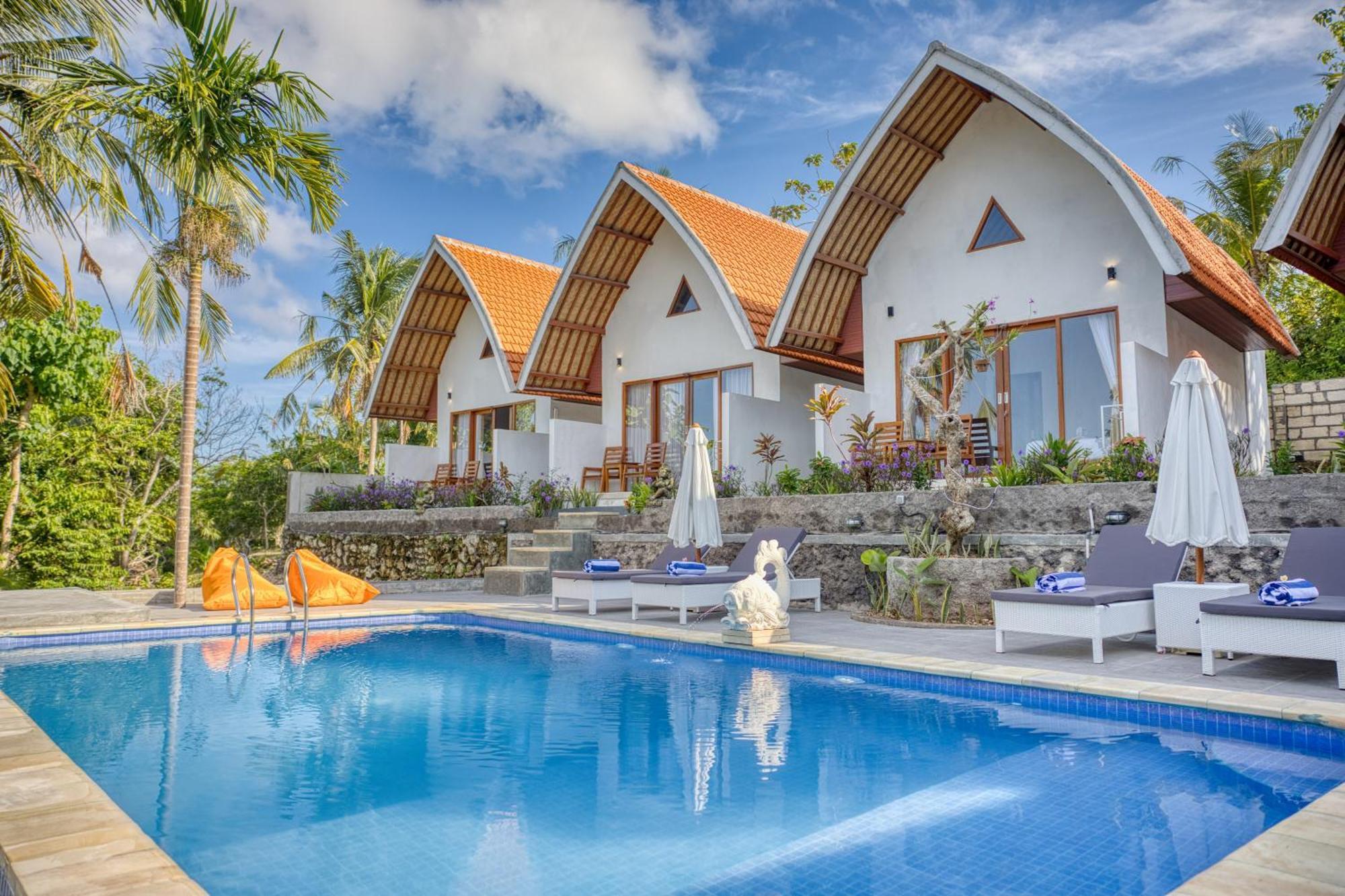 Kelingking Beach Villas Sompang Bagian luar foto