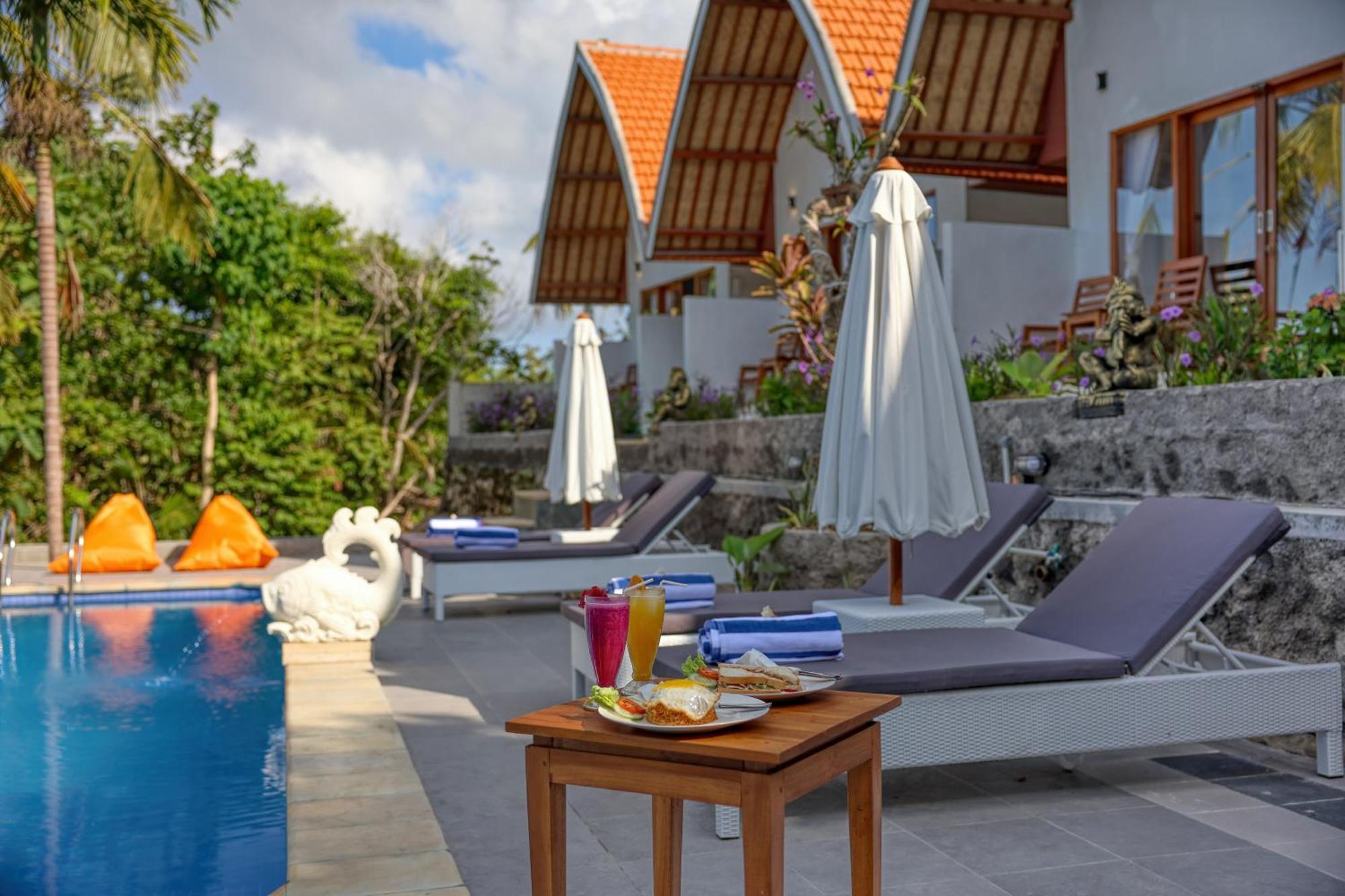 Kelingking Beach Villas Sompang Bagian luar foto